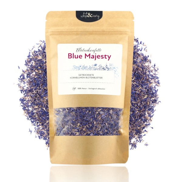 Blütenkonfetti „Blue Majesty“